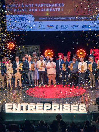Lauréats et remettants des Trophées des Entreprises de Côte-d'Or 2023